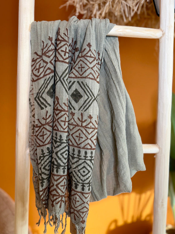 Cotton Scarf Off White