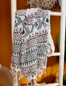 Cotton Scarf Off White