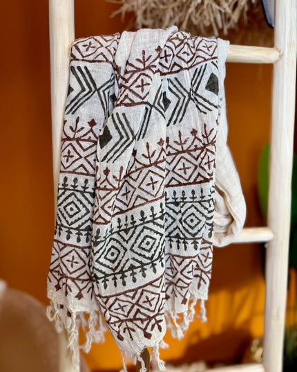 Cotton Scarf Off White