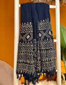 Cotton Scarf Off White