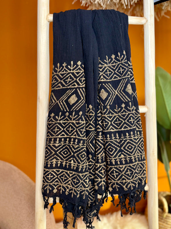 Cotton Scarf Off White