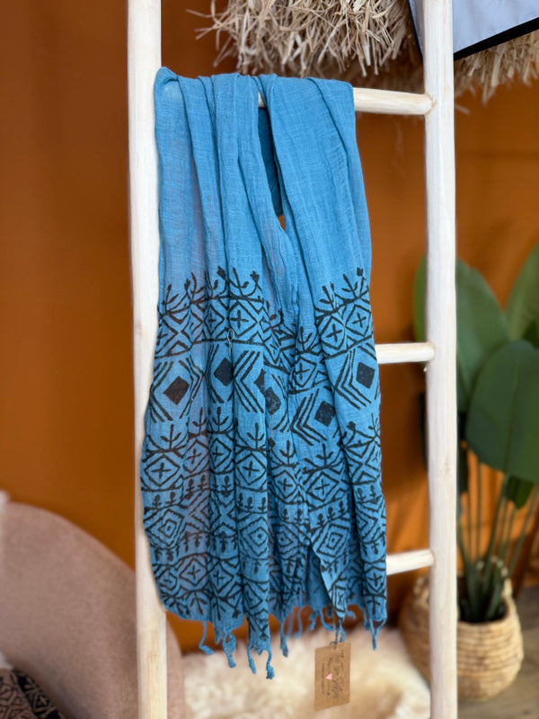 Cotton Scarf Off White