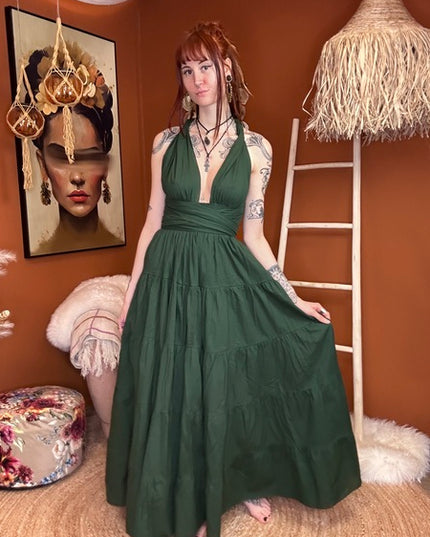 Durga - de ultieme zomerjurk Groen