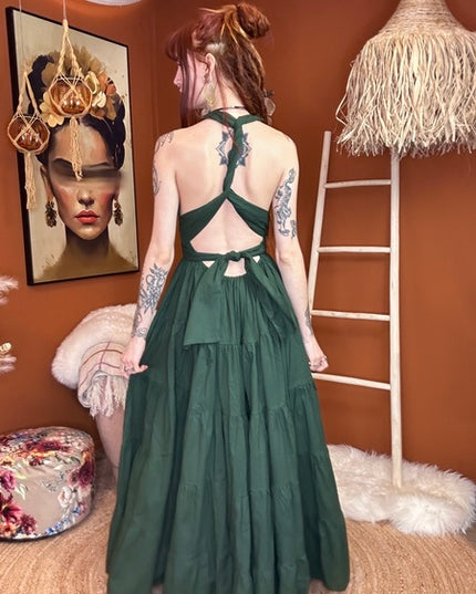 Durga - de ultieme zomerjurk Groen