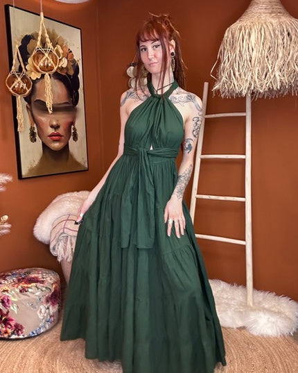 Durga - de ultieme zomerjurk Groen