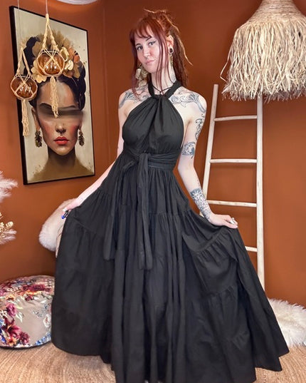 Durga - de ultieme zomerjurk Zwart