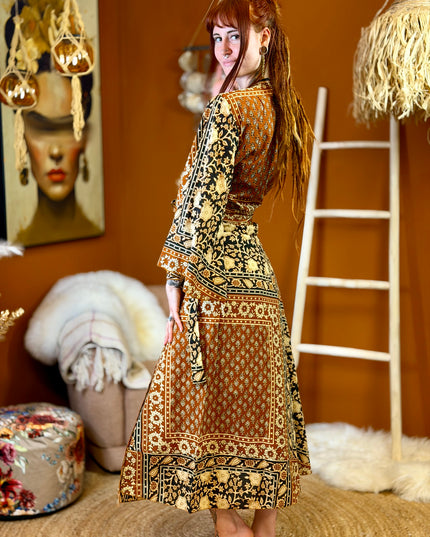 Mystic Mesa Wrap Skirt Black