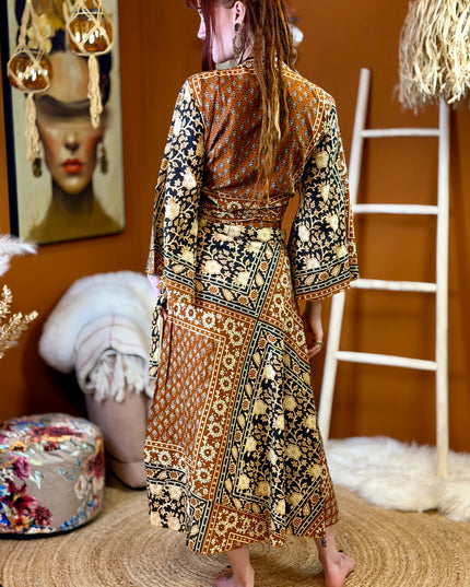 Mystic Mesa Wrap Skirt Black