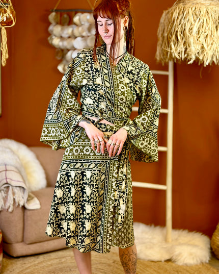 Mystic Mesa Wrap Skirt Black