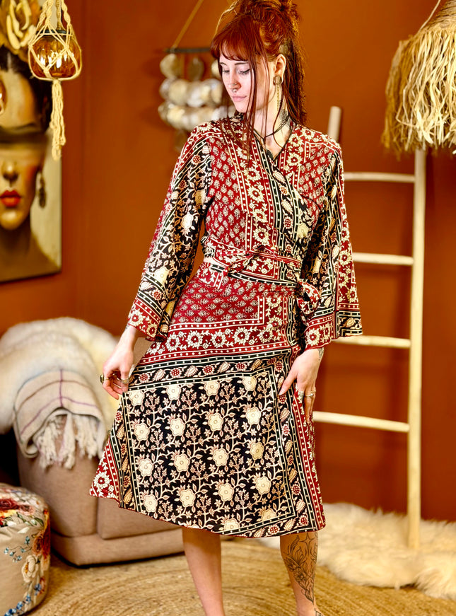 Mystic Mesa Wrap Skirt Black