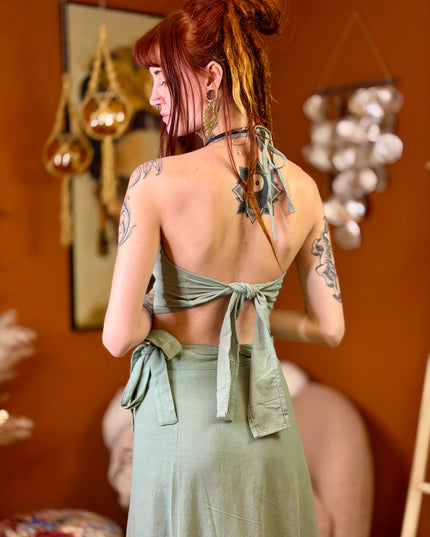 Sand & Soul zomertop Jadegroen