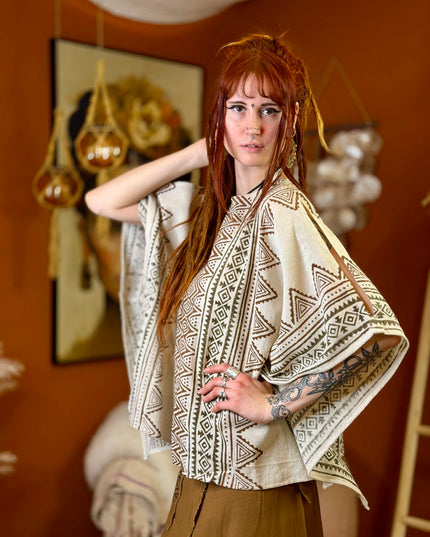 Azteken-Kimono / Weste