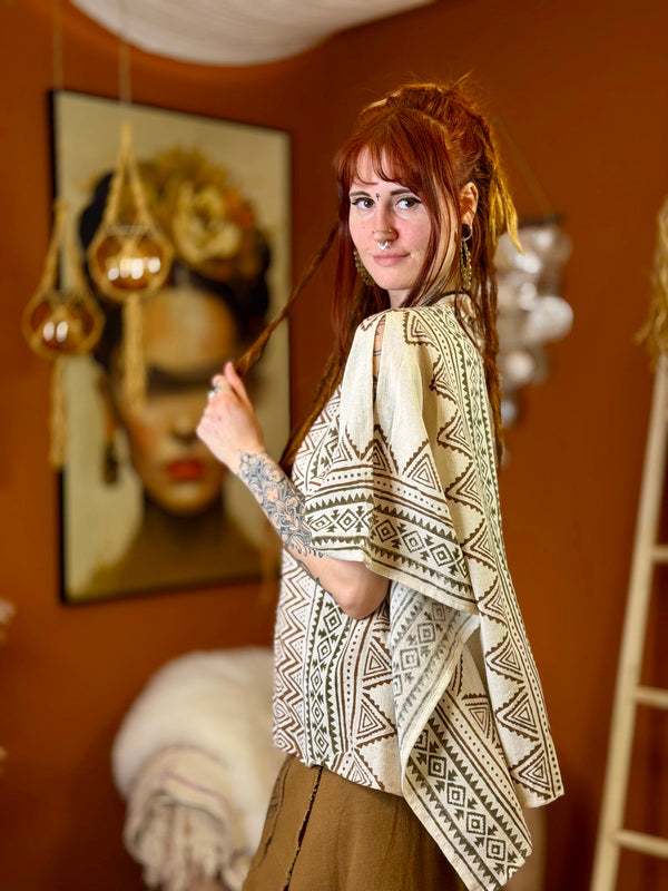 Wild Roots top Gebroken Wit