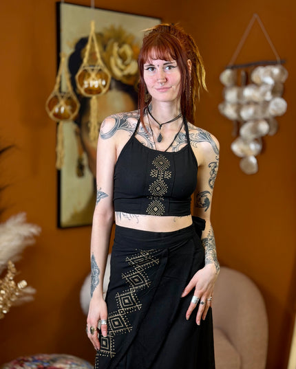 Sand & Soul zomertop Zwart