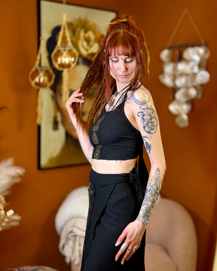 Sand & Soul zomertop Zwart