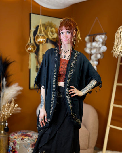 Terra Soul Kimono Zwart