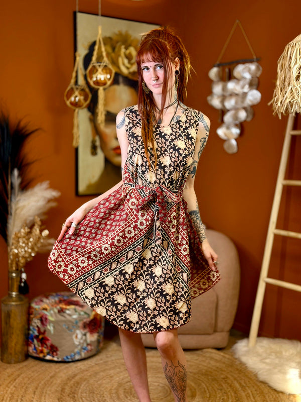 Sacred Roots Midi zomerjurk Ruby