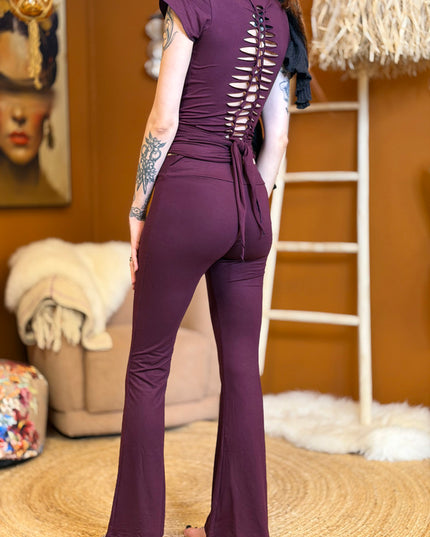 Sukha Yoga Pant  Burgundy
