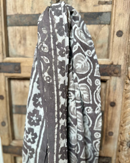 Freya Blockprint Sjaal