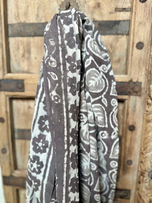 Freya Blockprint Sjaal