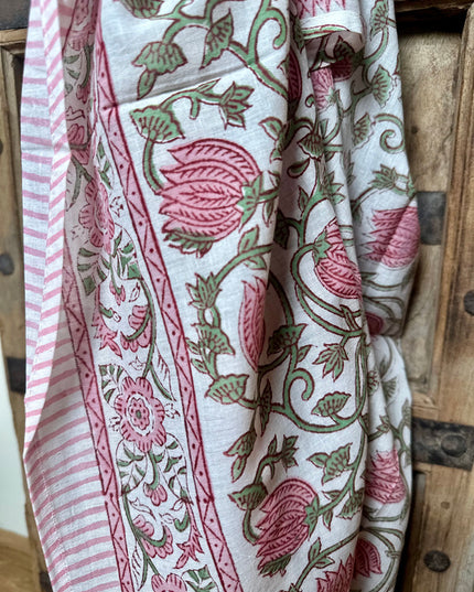 Freya Blockprint Sjaal