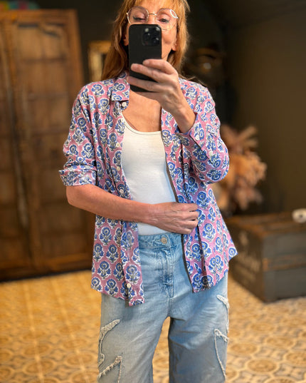 Blockprint Blouse (limited Edition)