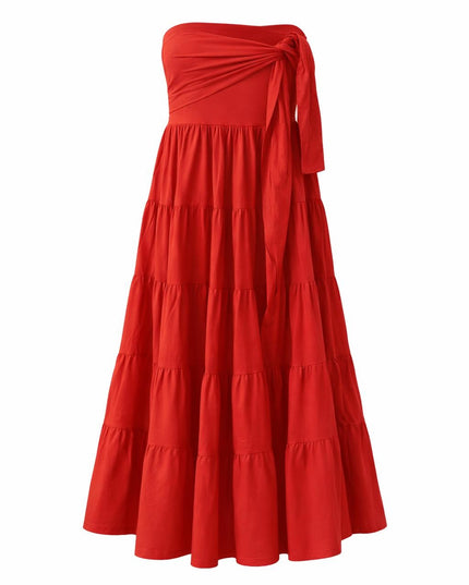 Real Gypsy Skirt Bright Red