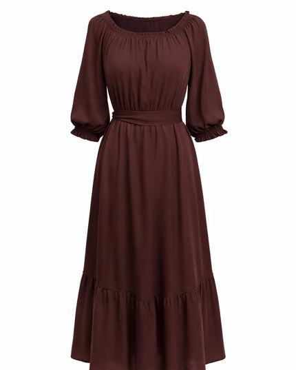 Luna Dress Warm Orange