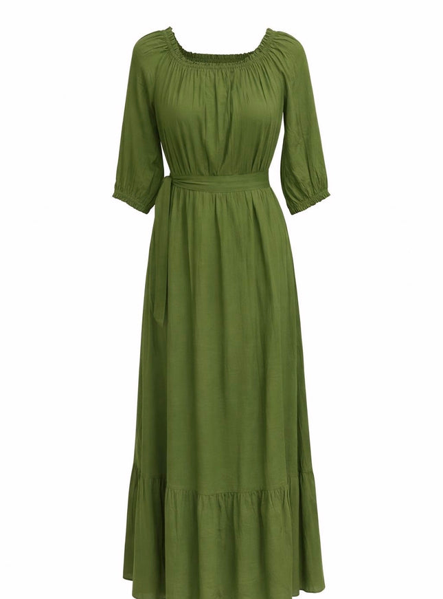 Luna Dress Olijf