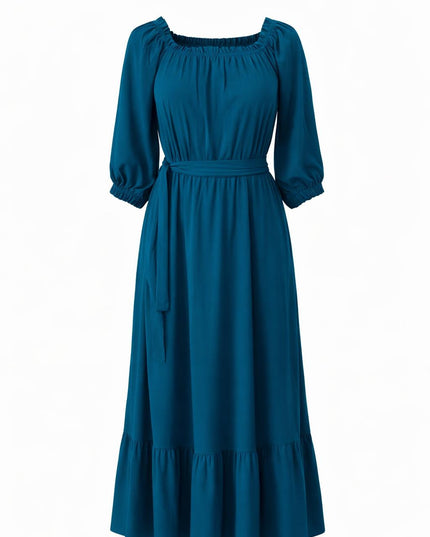 Luna Dress Warm Orange