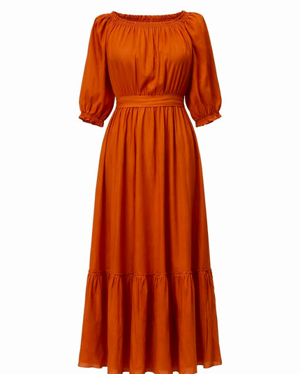 Luna Kleid Warm Orange