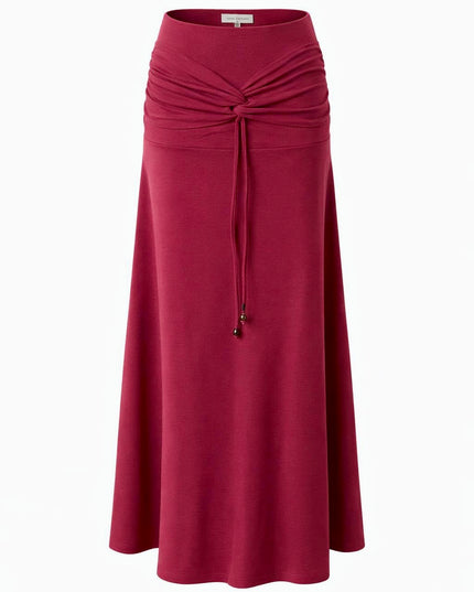 Luna Rok Marroonrood