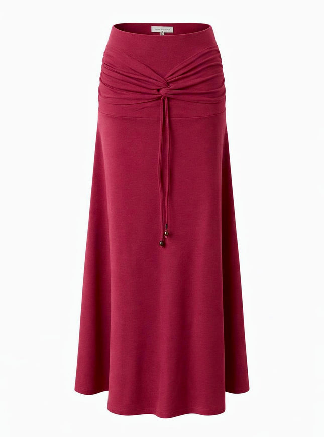 Luna Skirt Maroon Red