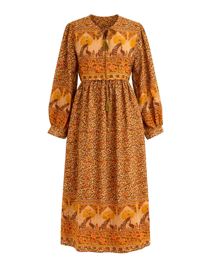 Fay Dress Handblock Blue