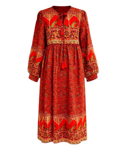 Fay Dress Handblock Blue