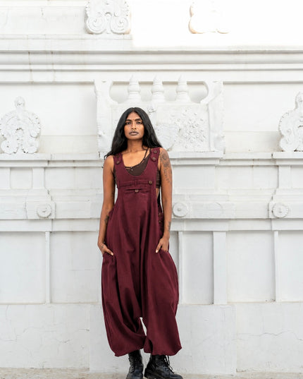 Nomad Freedom Jumpsuit Marroon rood