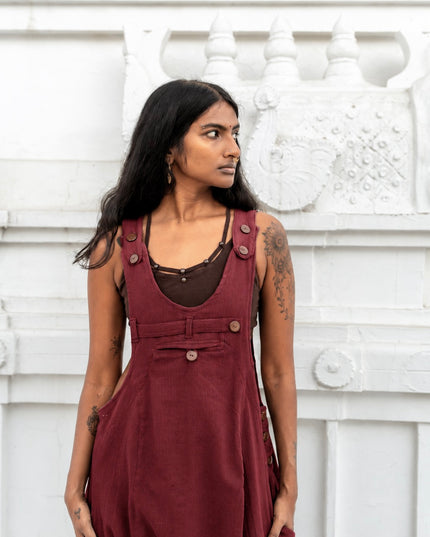 Nomad Freedom Jumpsuit Marroon rood