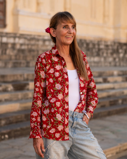 Blockprint Blouse (limited Edition)