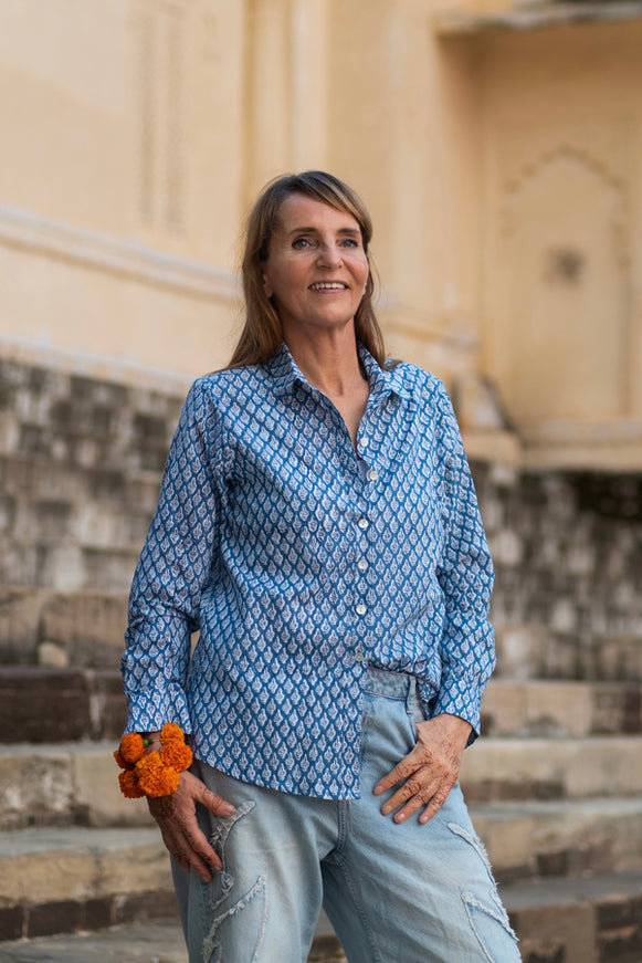 Blockprint Blouse (limited Edition)