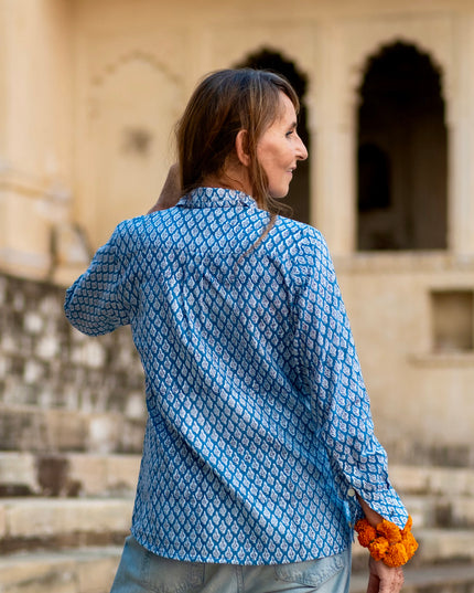 Blockprint Blouse (limited Edition)
