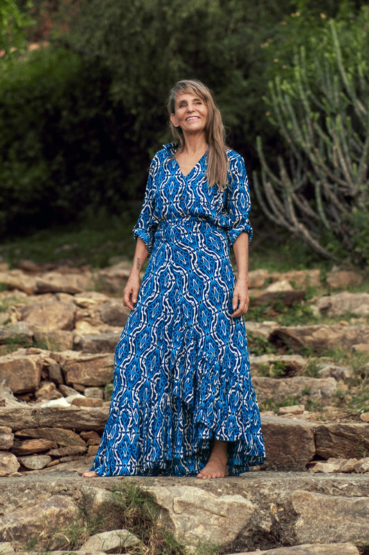 Flamenco Rok Blauw