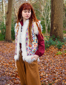 Vintage Hippie Bodywarmer/ Gilet