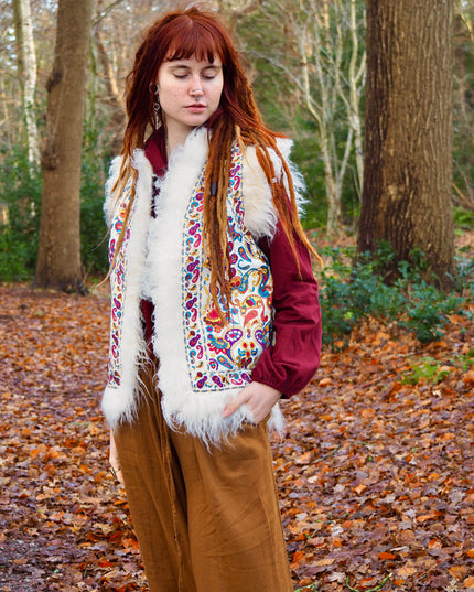 Vintage Hippie Bodywarmer/ Gilet