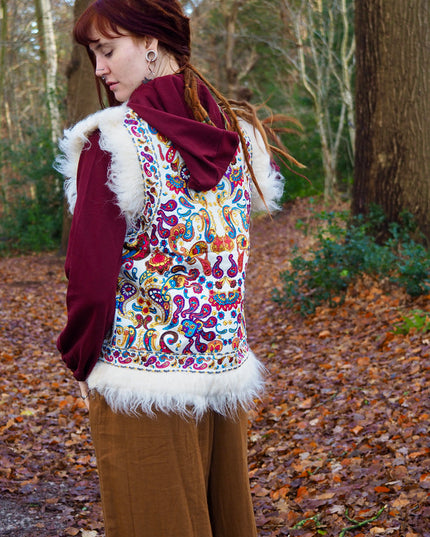 Vintage Hippie Bodywarmer/ Gilet