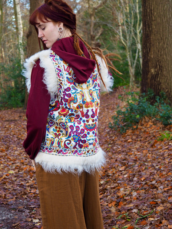 Vintage Hippie Bodywarmer/ Gilet