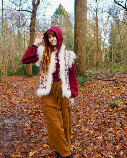 Vintage Hippie Bodywarmer/ Gilet