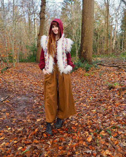 Vintage Hippie Bodywarmer/ Gilet