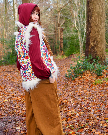 Vintage Hippie Bodywarmer/ Gilet
