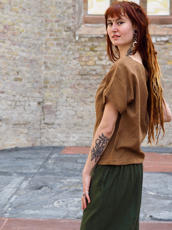 Savanna T-shirt Lichtbruin