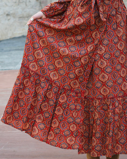 Devi Dress Donkerrood